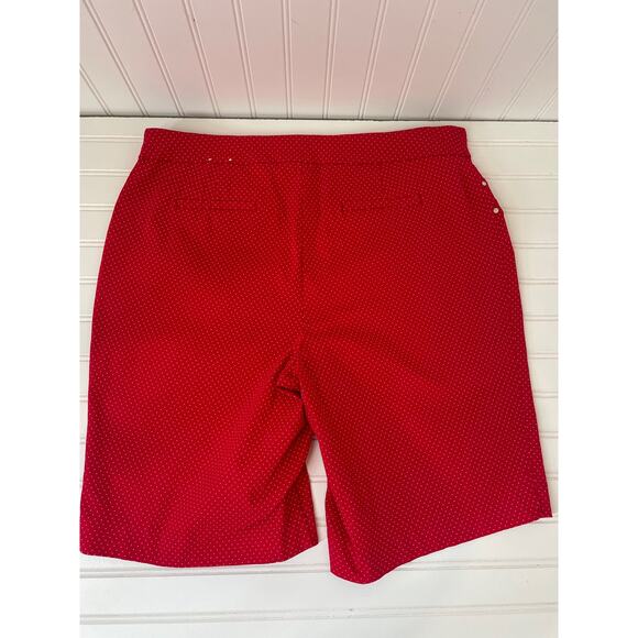 Gap Pleated High Rise Shorts - Dalia Red Polka Dot Bermuda Shorts Bundle 14W - Picture 12 of 13